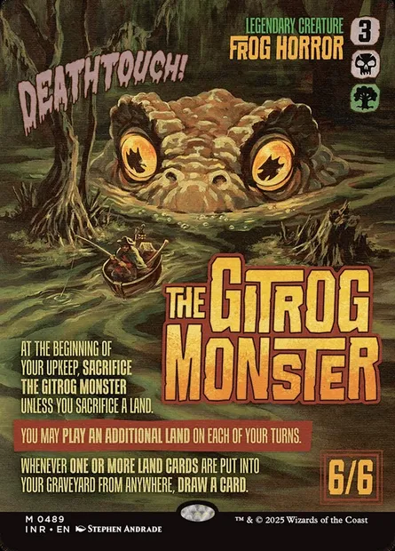 Le monstre de Gitrog, carte Magic INR 489 — extension Innistrad Remastered