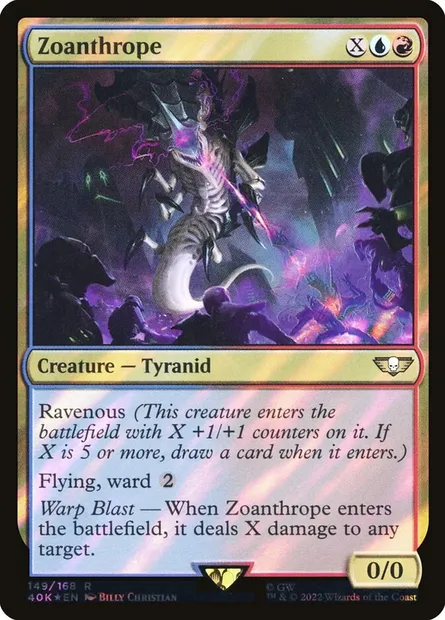 Zoanthrope, Magic card 40K 149★ — Warhammer 40,000 Commander set