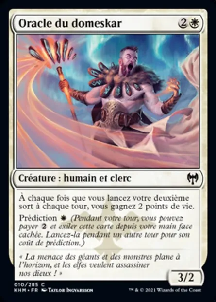 Oracle du domeskar, carte Magic KHM 10 — extension Kaldheim