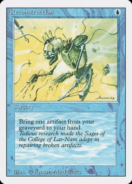 Reconstruction, Magic card 3ED 77 — Revised Edition set