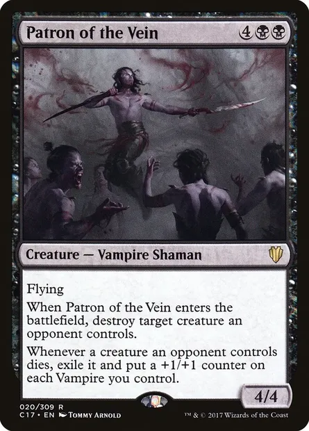 Patron of the Vein, Magic card C17 20 — Commander 2017 set