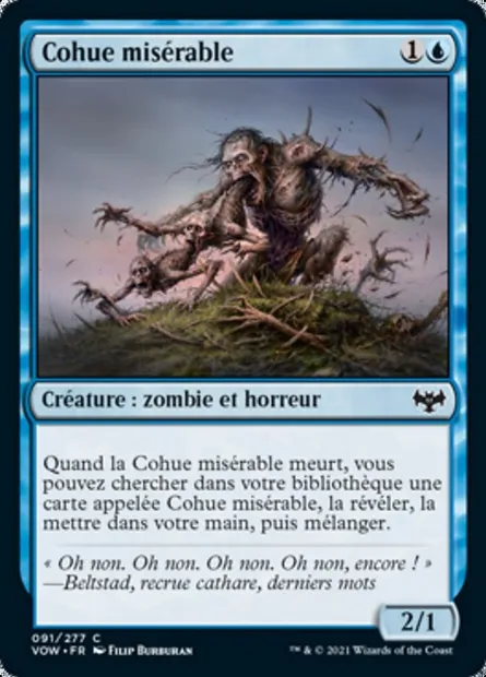Cohue misérable, carte Magic VOW 91 — extension Innistrad : noce écarlate