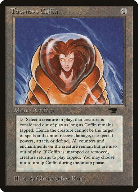Tawnos's Coffin, carte Magic ATQ 68 — extension Antiquities