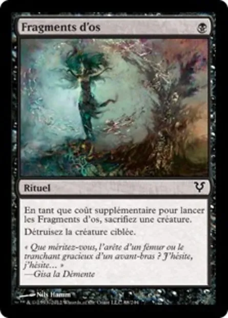 Fragments d'os, carte Magic AVR 88 — extension Avacyn ressuscitée