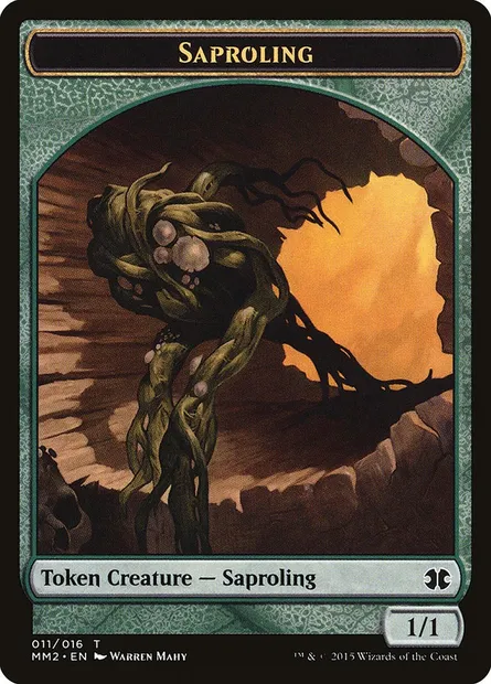Saproling, Magic card TMM2 11 — Modern Masters 2015 Tokens set