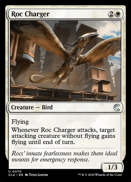 Batailleur rokh, carte Magic CLU 70 — extension Ravnica: Clue Edition