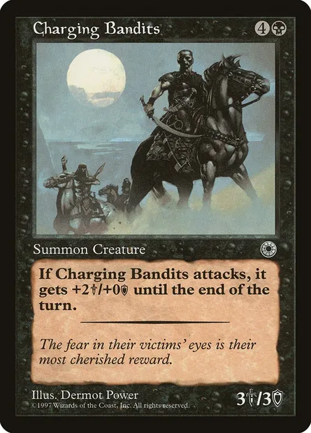 Charging Bandits, Magic card POR 84 — Portal set