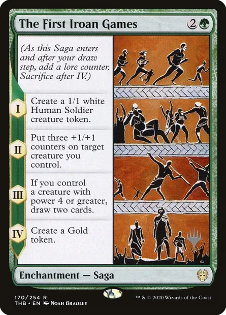 The First Iroan Games, Magic card PTHB 170p — Theros Beyond Death Promos set