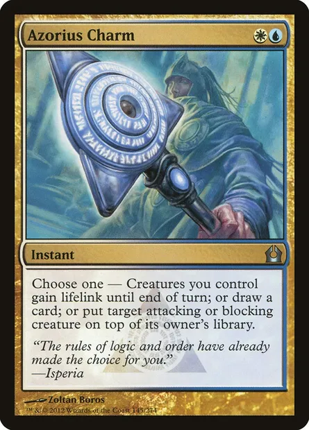 Azorius Charm, Magic card RTR 145 — Return to Ravnica set