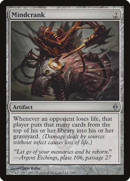 Mindcrank, Magic card NPH 144 — New Phyrexia set