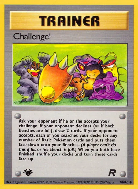 Challenge!, Pokémon card TR 74 — Team Rocket set