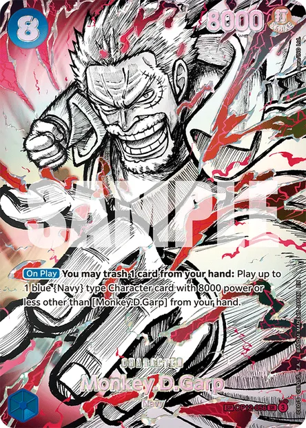 Monkey.D.Garp, One Piece card OP12-056 — LEGACY OF THE MASTER set