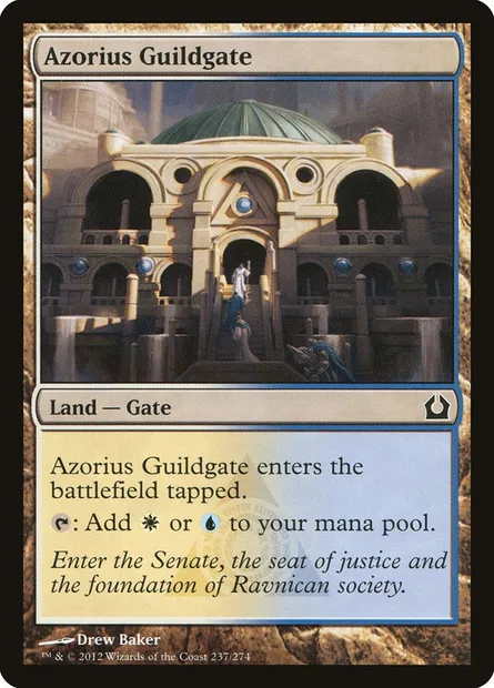 Azorius Guildgate, Magic card RTR 237 — Return to Ravnica set
