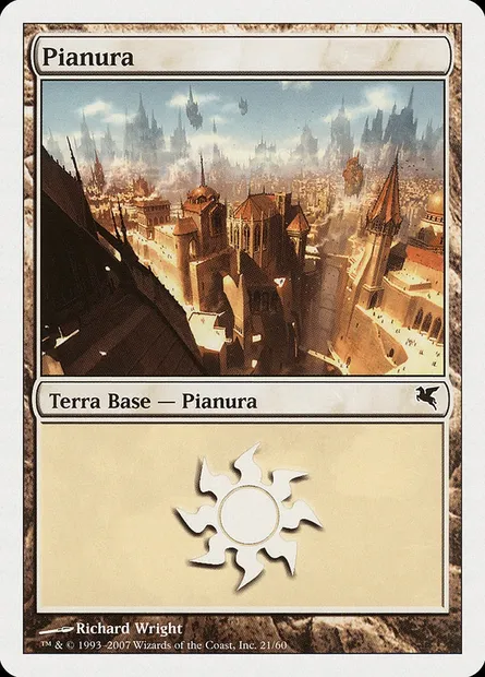 Plains, Magic card PSAL L21 — Salvat 2005 set