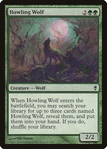 Howling Wolf, Magic card CNS 167 — Conspiracy set