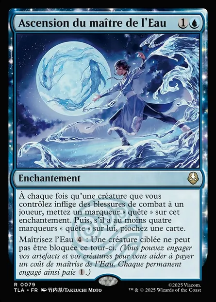 Ascension du maître de l'Eau, carte Magic TLA 79 — extension Avatar: The Last Airbender