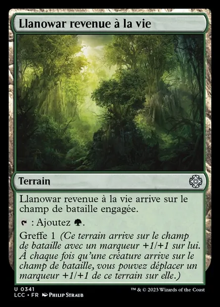 Llanowar revenue à la vie, carte Magic LCC 341 — extension The Lost Caverns of Ixalan Commander