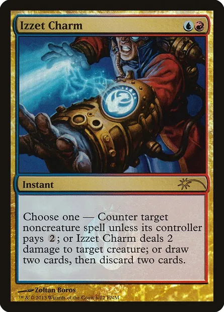 Izzet Charm, Magic card F13 6 — Friday Night Magic 2013 set