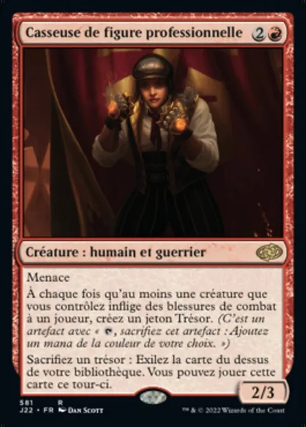 Casseuse de figure professionnelle, carte Magic J22 581 — extension Jumpstart 2022