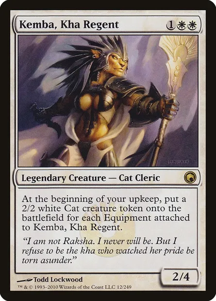Kemba, Kha Regent, Magic card SOM 12 — Scars of Mirrodin set