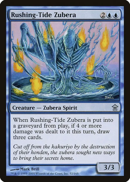 Rushing-Tide Zubera, Magic card SOK 52 — Saviors of Kamigawa set