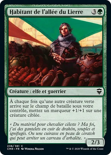 Habitant de l'allée du Lierre, carte Magic CMR 236 — extension Commander Legends