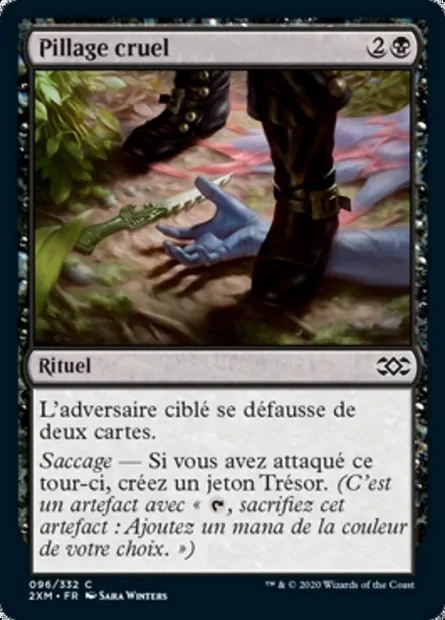Pillage cruel, carte Magic 2XM 96 — extension Double Masters