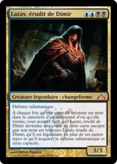 Lazav, érudit de Dimir, carte Magic GTC 174 — extension Insurrection