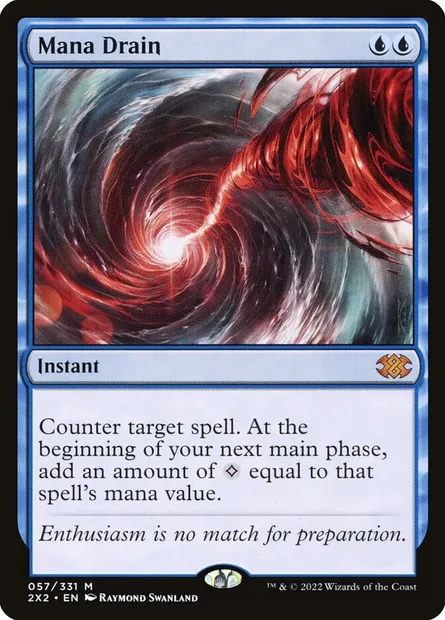 Mana Drain, Magic card 2X2 57 — Double Masters 2022 set