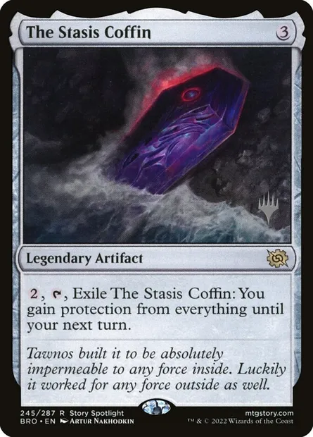 The Stasis Coffin, Magic card PBRO 245p — The Brothers' War Promos set
