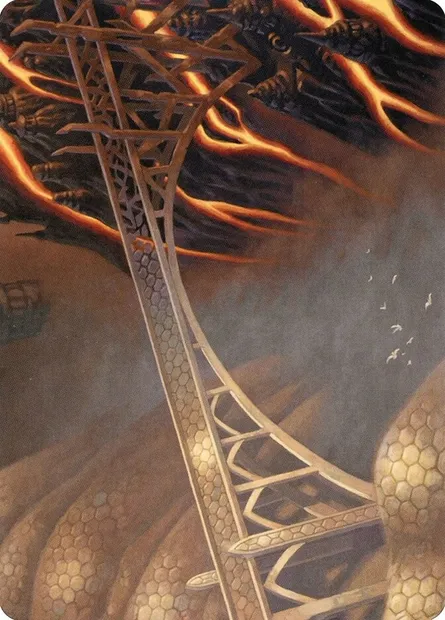 Rustvale Bridge // Rustvale Bridge, carte Magic AMH2 77 — extension Modern Horizons 2 Art Series