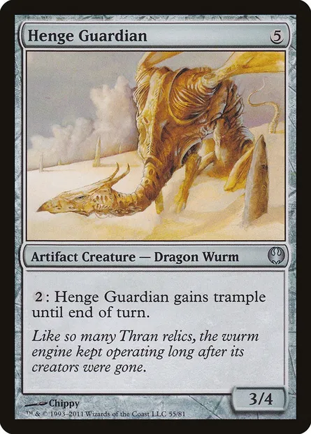 Vigile du cromlech, carte Magic DDG 55 — extension Duel Decks: Knights vs. Dragons