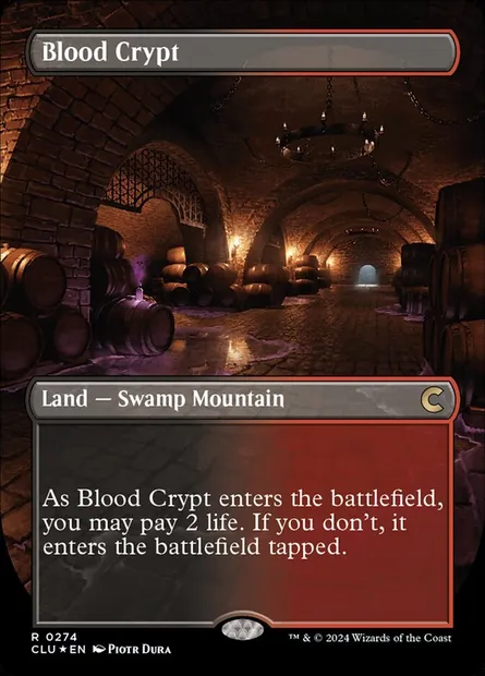 Crypte de sang, carte Magic CLU 274 — extension Ravnica: Clue Edition