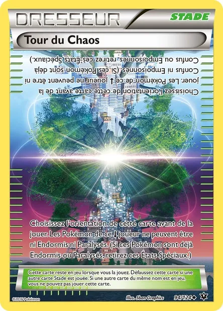 Tour du Chaos, carte Pokémon FCO 94 — extension Impact des Destins