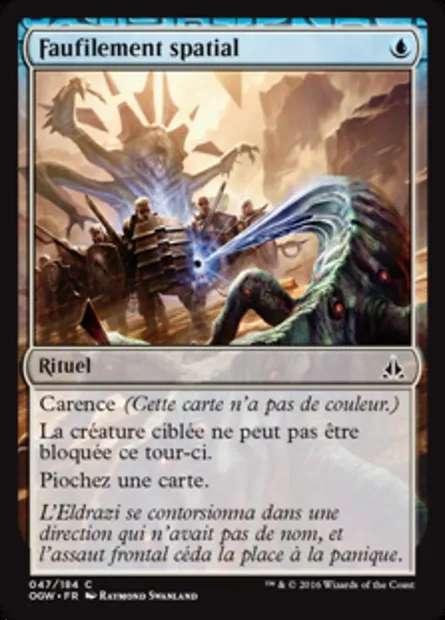 Faufilement spatial, carte Magic OGW 47 — extension Le serment des Sentinelles