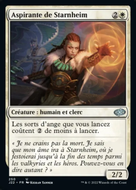 Aspirante de Starnheim, carte Magic J22 250 — extension Jumpstart 2022
