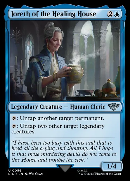 Ioreth of the Healing House, Magic card LTR 56 — The Lord of the Rings: Tales of Middle-earth set
