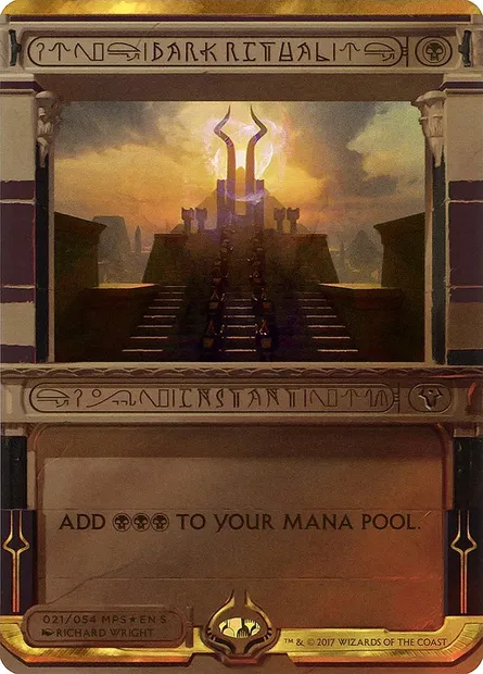 Messe noire, carte Magic MP2 21 — extension Amonkhet Invocations