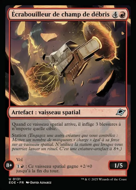 Écrabouilleur de champ de débris, carte Magic EOE 131 — extension Edge of Eternities