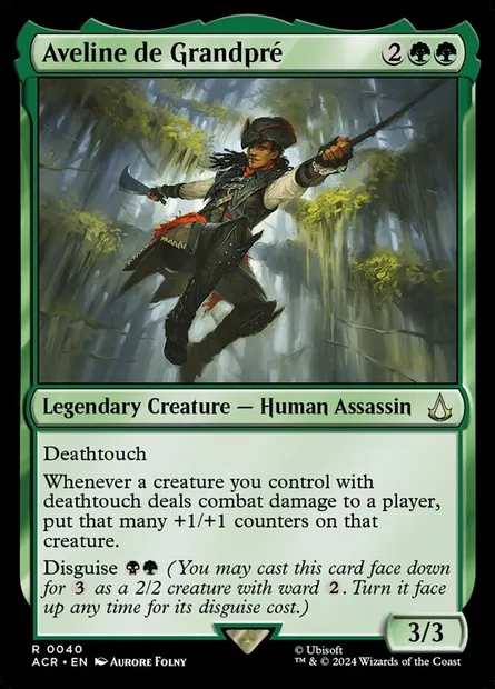 Aveline de Grandpré, Magic card ACR 40 — Assassin's Creed set
