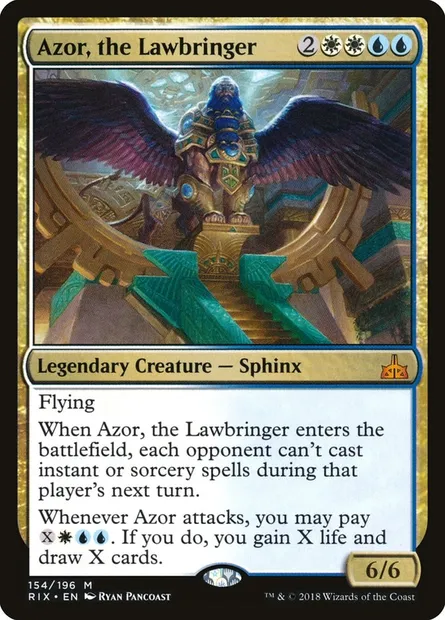 Azor, the Lawbringer, Magic card RIX 154 — Rivals of Ixalan set