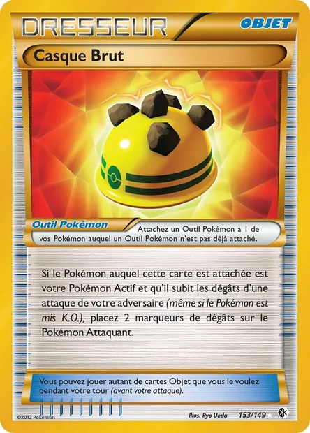 Casque Brut, carte Pokémon BCR 153 — extension Frontières Franchies