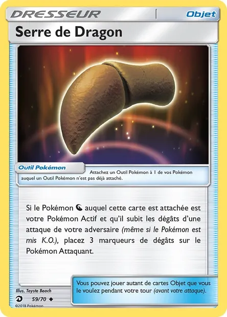Serre de Dragon, carte Pokémon DRM 59 — extension Majesté Des Dragons