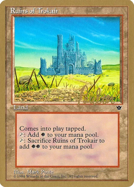 Ruins of Trokair, Magic card PTC pp100 — Pro Tour Collector Set set