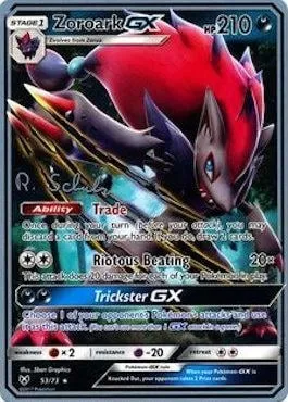 Zoroark GX, carte Pokémon WCD18 053 — extension World Championship Decks 2018