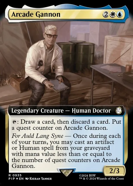 Arcade Gannon, Magic card PIP 935 — Fallout set
