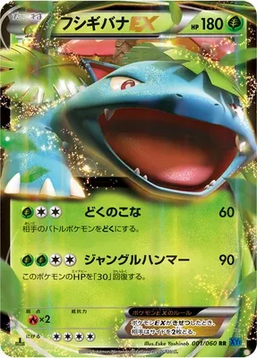 Venusaur-EX, carte Pokémon XY1A 001 — extension Collection X