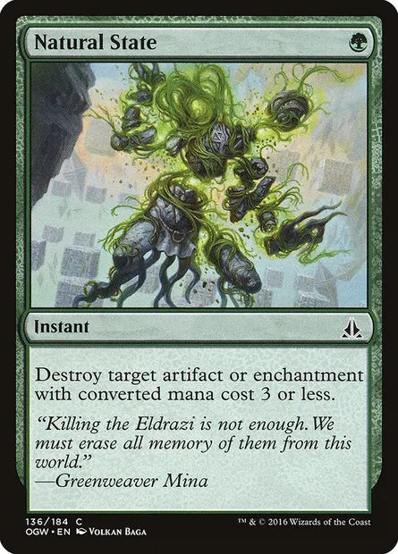 Natural State, Magic card OGW 136 — Oath of the Gatewatch set