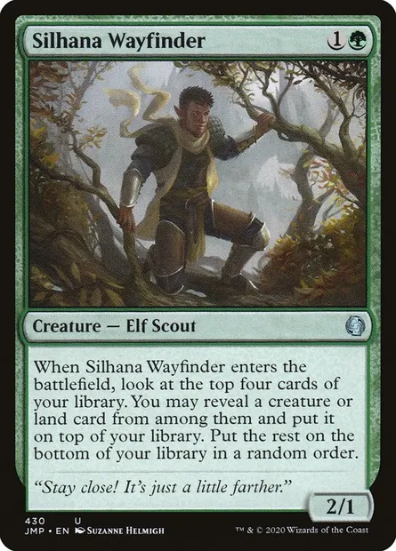 Silhana Wayfinder, Magic card JMP 430 — Jumpstart set