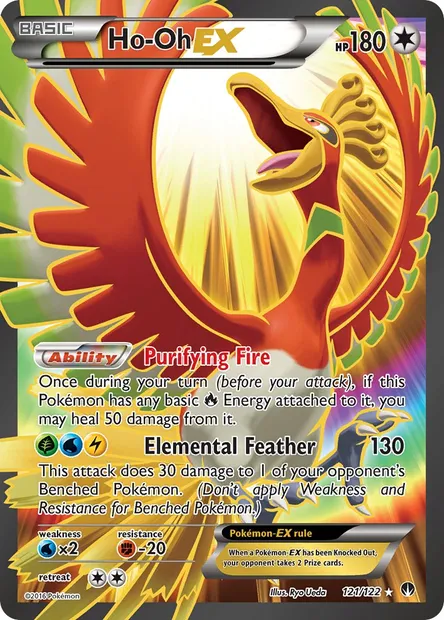 Ho-Oh EX, Pokémon card BKP 121 — BREAKpoint set